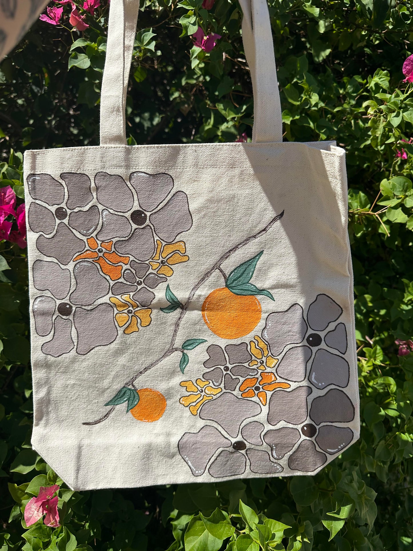 Groovy Orange Tote Bag