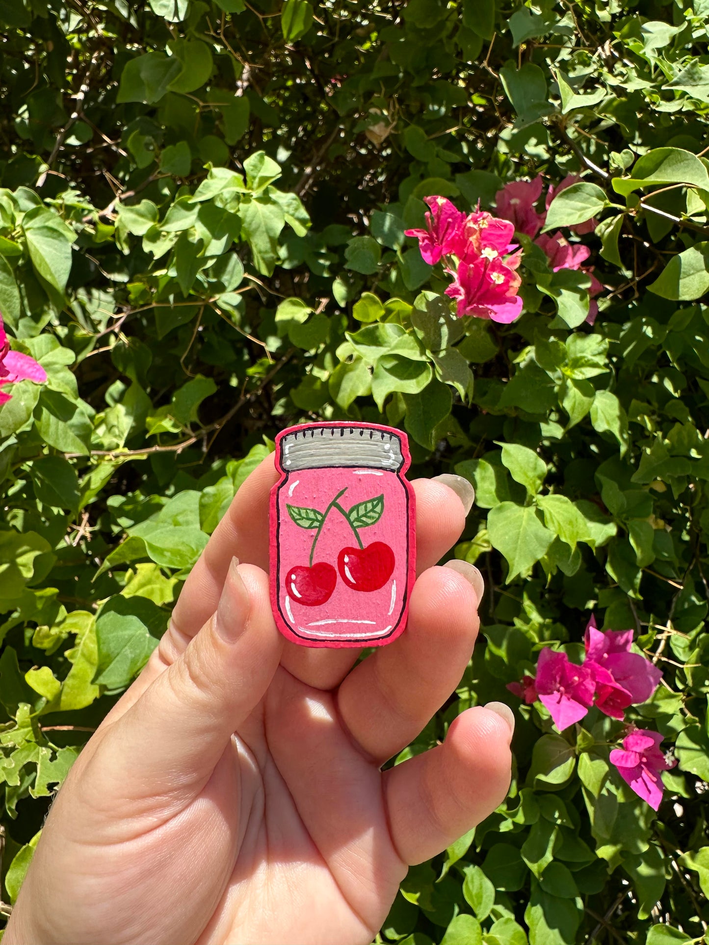 Mini Fruit Jar Magnet