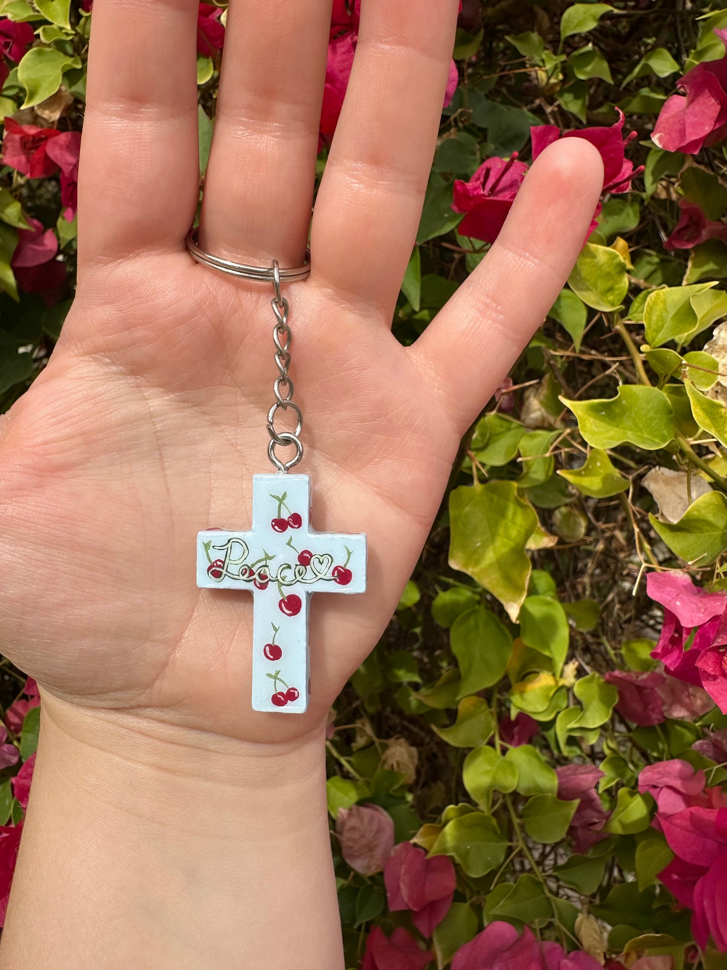 Cross Keychain